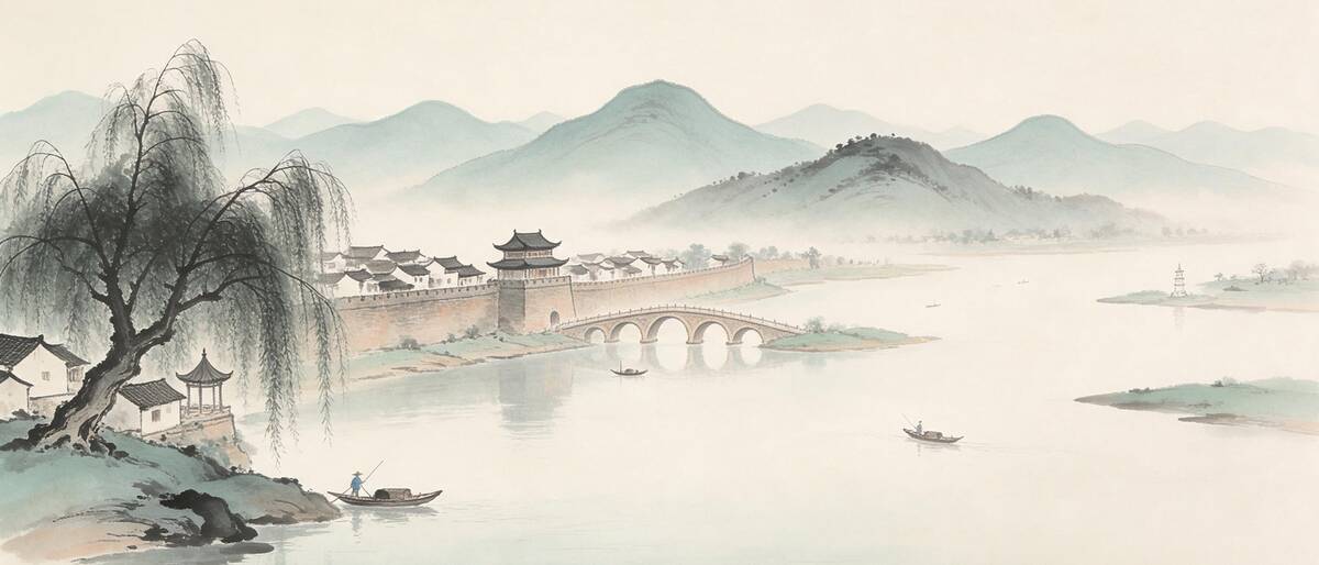 永州零陵潇湘汇流的古城水乡